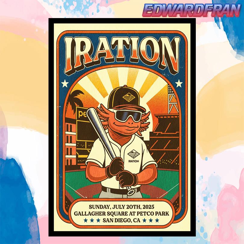 Iration Concert Event San Diego CA July 20 2025 Poster