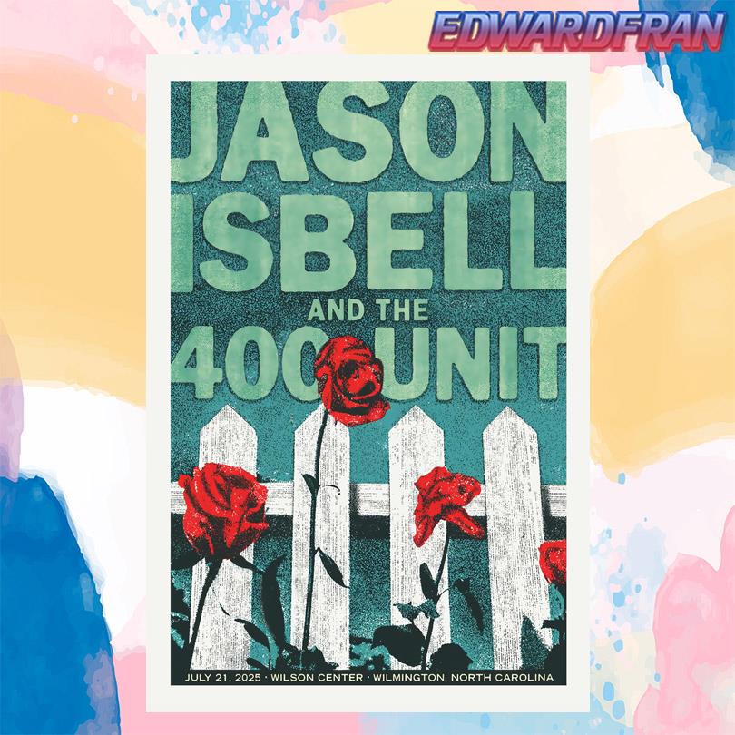 Jason Isbell Concert Event Wilmington NC July 2025 Poster