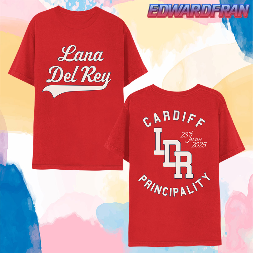 Lana Del Rey Cardiff show at the Principality Stadium 23rd June 2025 Tee