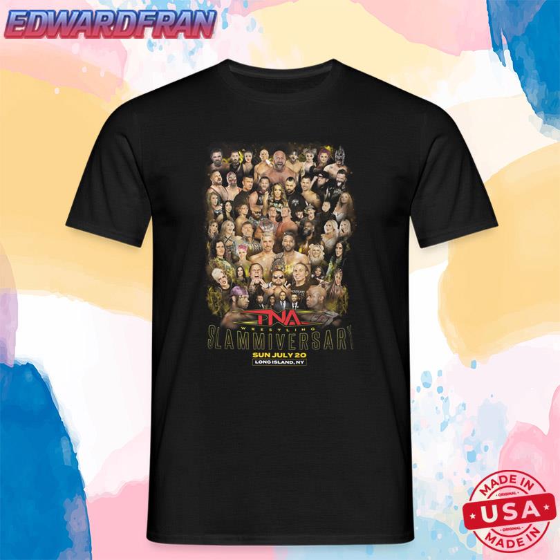 Limited 2025 Slammiversary Roster T-Shirt