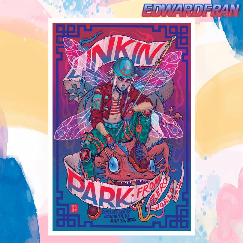 Linkin Park July 19 2025 Barclays Center Brooklyn, NY Poster