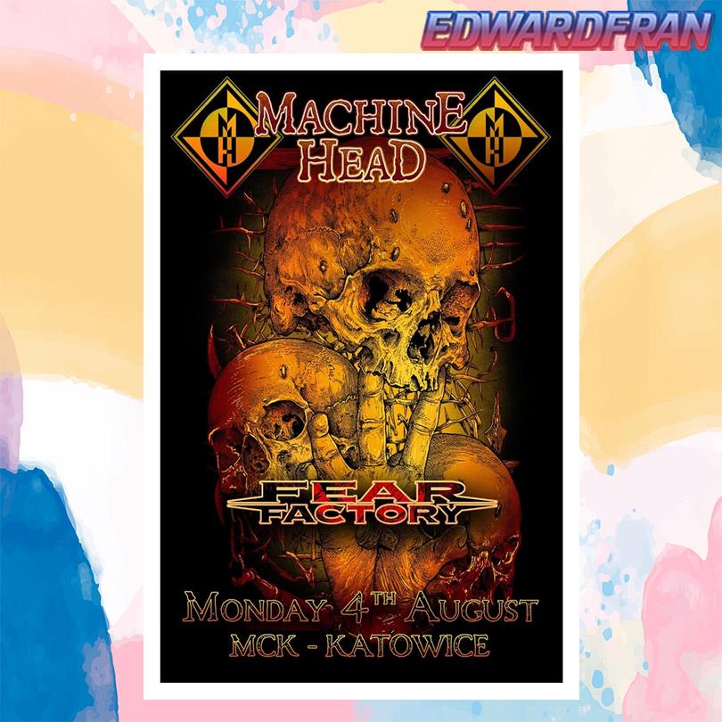 Machine Head Tour Poland 2025 Poster
