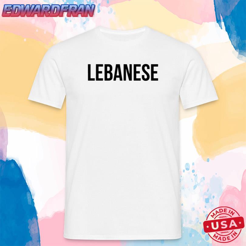 Mattie Westbrouck Wearing Lebanese Shirt