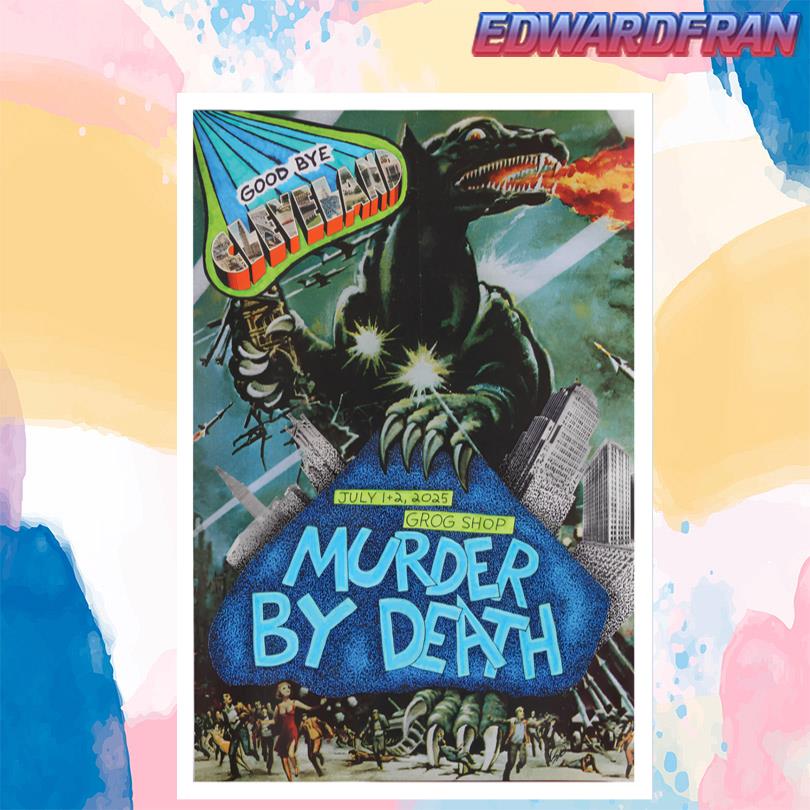 Murder By Death Grog Shop Jul 1-2 2025 Poster