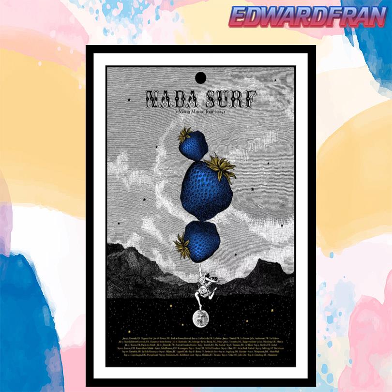Nada Surf Moon Mirror Tour 2025 Poster