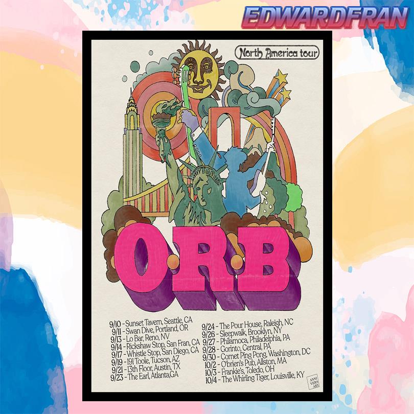 O.R.B North America Tour 2025 Poster