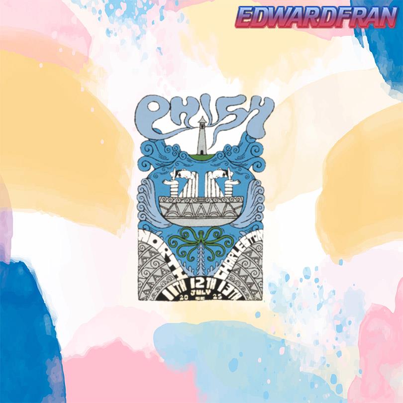 Phish North Charleston Coliseum Summer Tour 2025 Event Tee