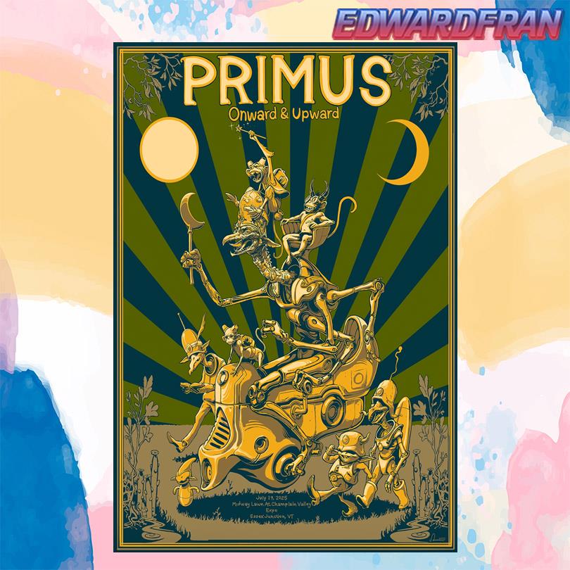 Primus Show at Midway Lawn Champlain Valley Expo 2025 Poster