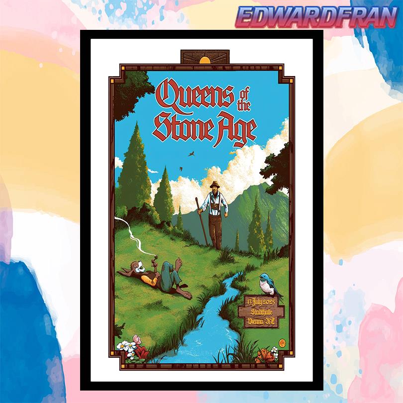QOTSA Poster – Wiener Stadthalle 2025 Show