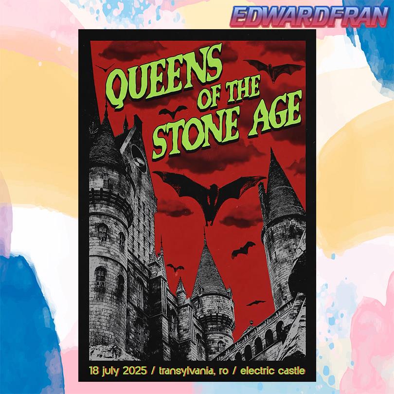 Queens Of The Stone Age Live Tour July 18 2025 Electric Castle Festival Poster