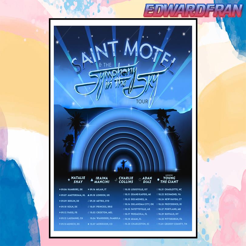 Saint Motel Tour Print 2025
