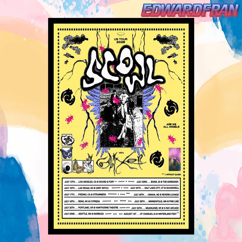 Scowl US Tour 2025 Poster