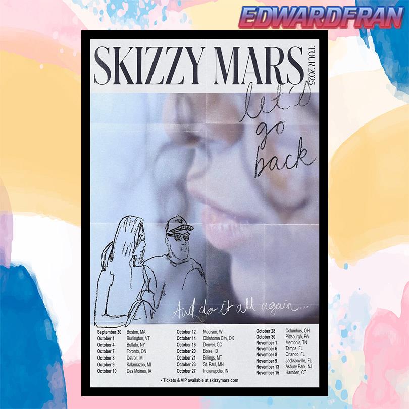 Skizzy Mars Tour 2025 Poster
