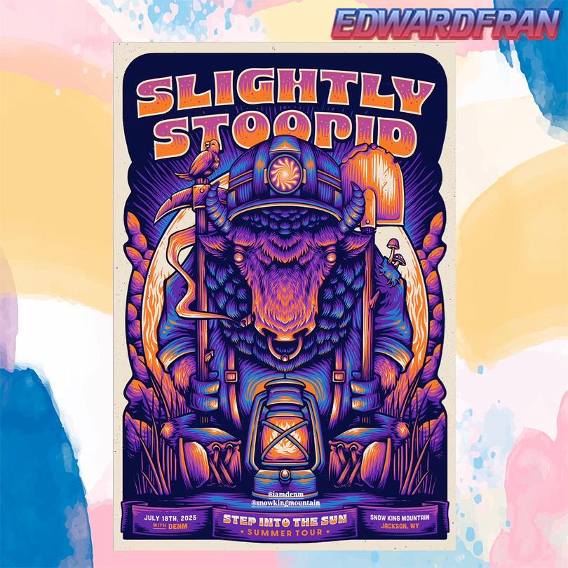 Slightly Stoopid Show in Jackson WY July 18 2025 Poster