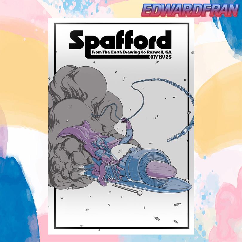 Spafford Live Tour From the Earth Brewing Roswell GA July 19 2025 Poster
