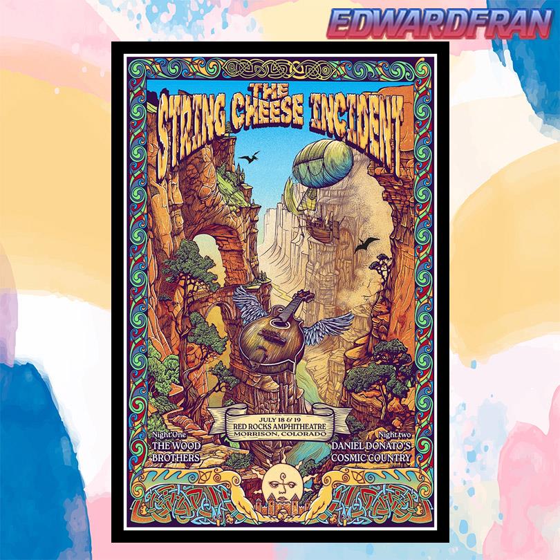 String Cheese Incident Concert Event Morrison CO July 18 19 2025 Poster