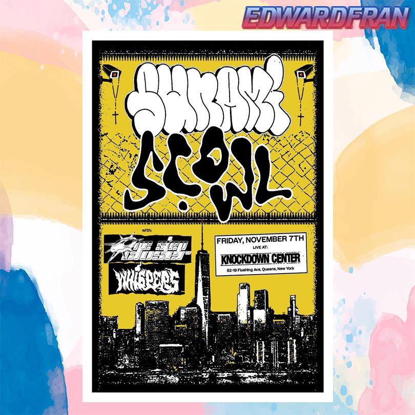 Sunami Scowl Poster – November 7 2025 New York Show