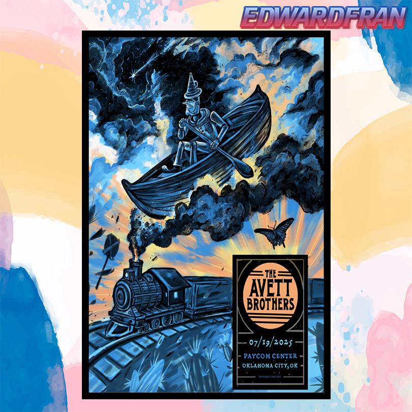 The Avett Brothers Live Show OKC July 2025 Poster