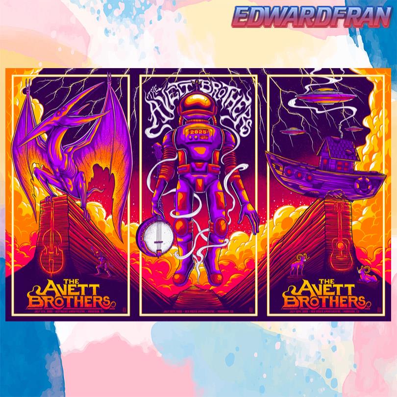 The Avett Brothers Poster – Colorado 3-Night Run 2025