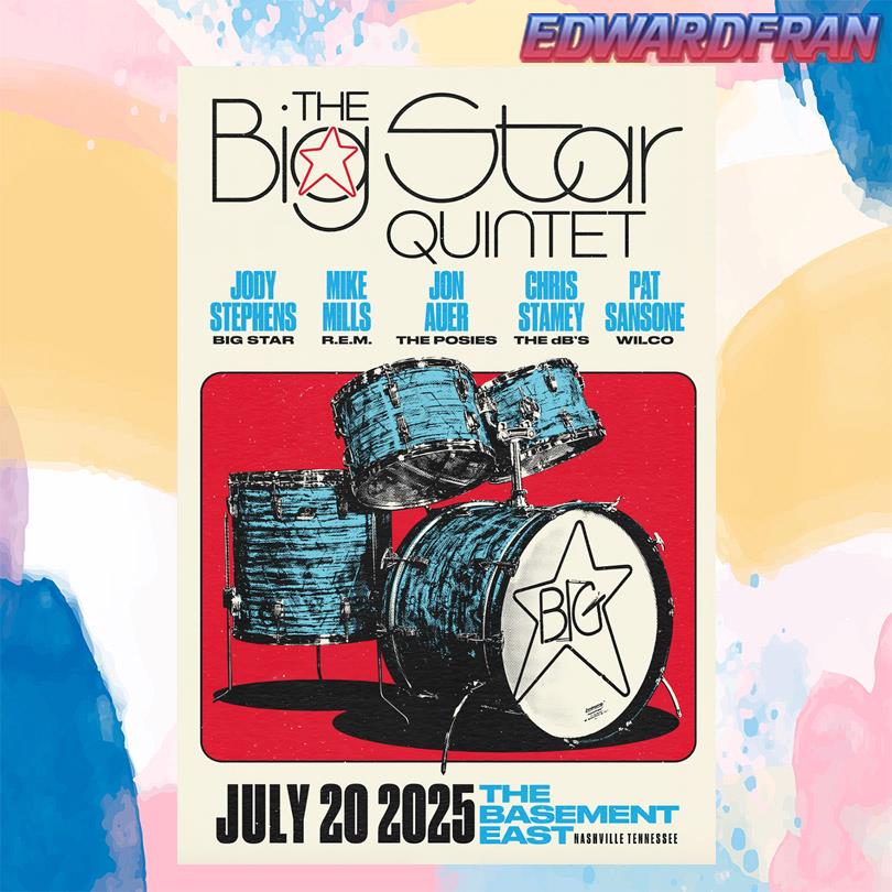 The Big Star Quintet Concert Event Nashville TN July 2025 Poster