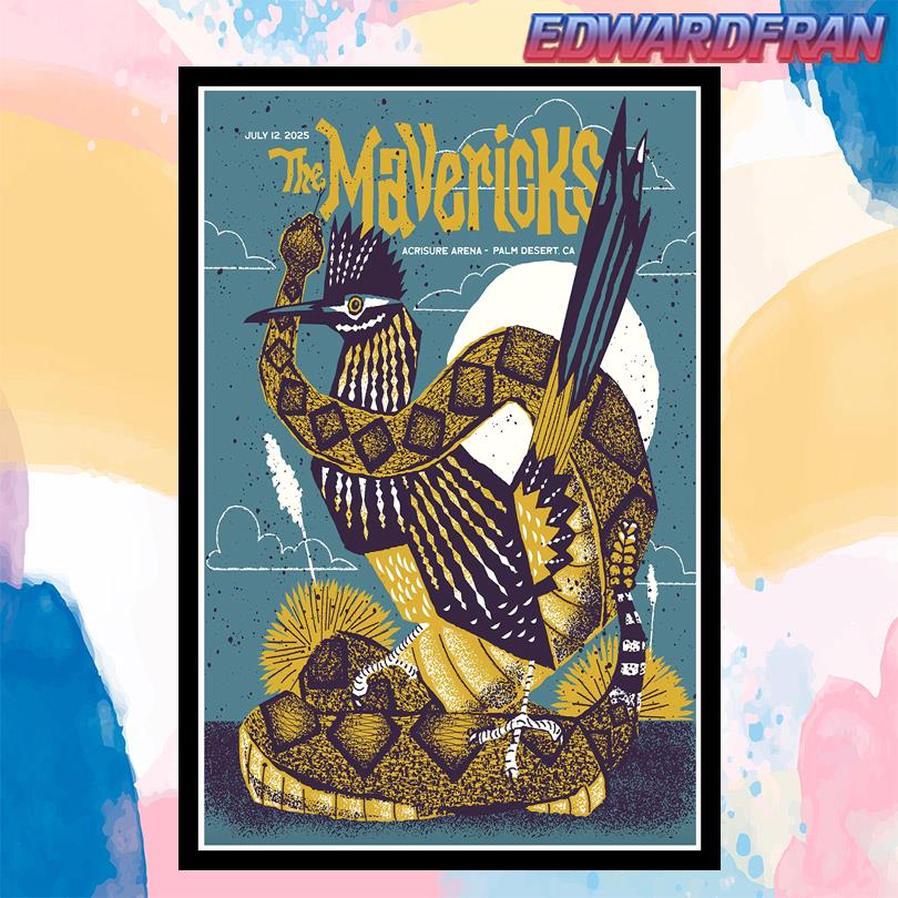 The Mavericks Poster – July 12 2025 – Acrisure Arena Palm Desert CA