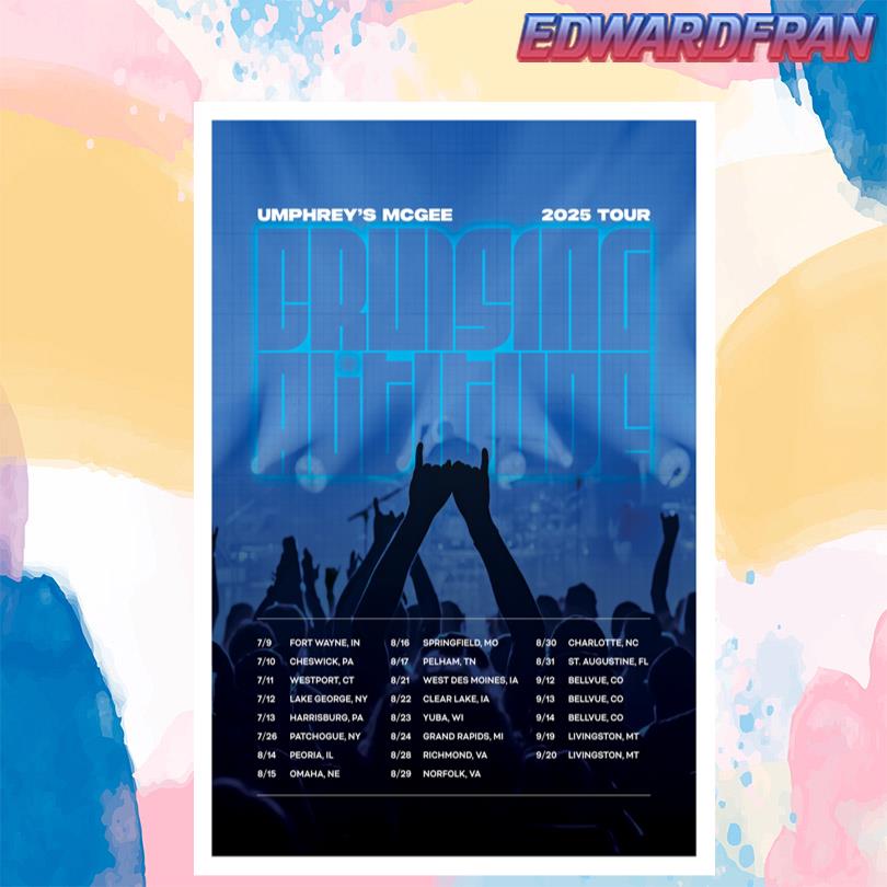 Umphreys McGee 2025 Tour Poster