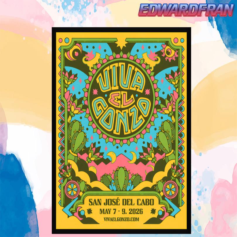 Viva El Gonzo Mexico May 7-9 2026 Poster