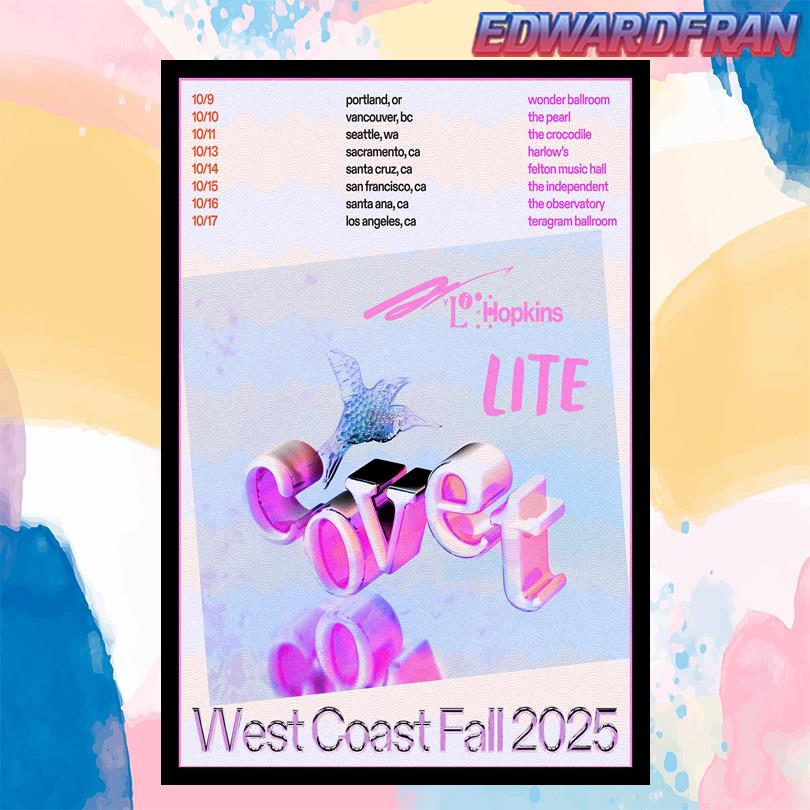 West Coast Fall Tour October 2025 Poster