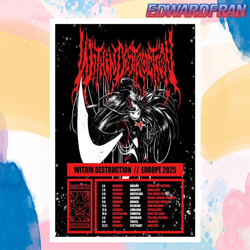 Within Destruction Europe 2025 Poster