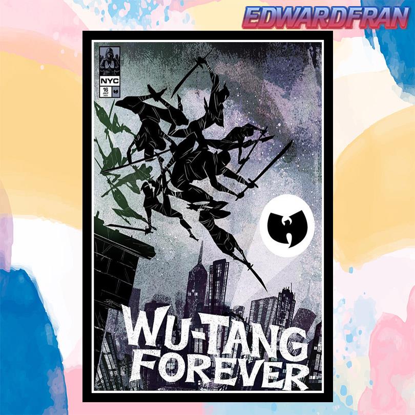 Wu Tang Clan Live Tour Madison Square Garden New York NY July 16 2025 Poster