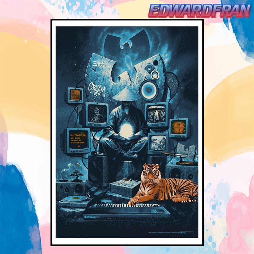 Wu-Tang Clan Poster – July 9 2025 – Nationwide Arena Columbus OH